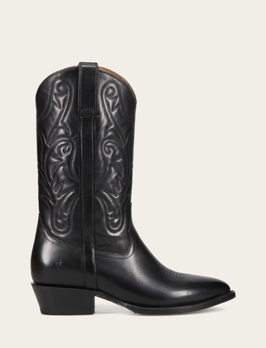 Men's Black Bruce Pull On Tall Boots Black - Frye