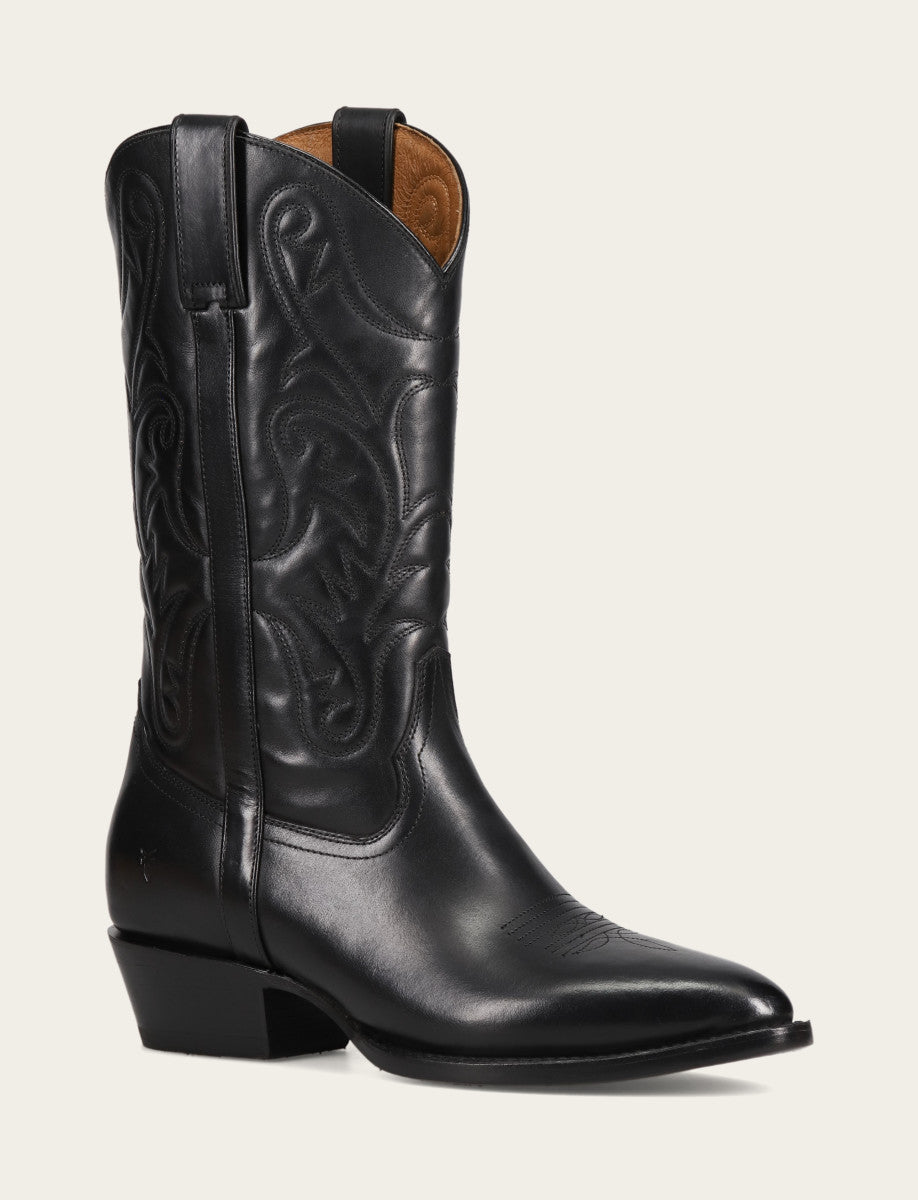 Men's Black Bruce Pull On Tall Boots Black - Frye