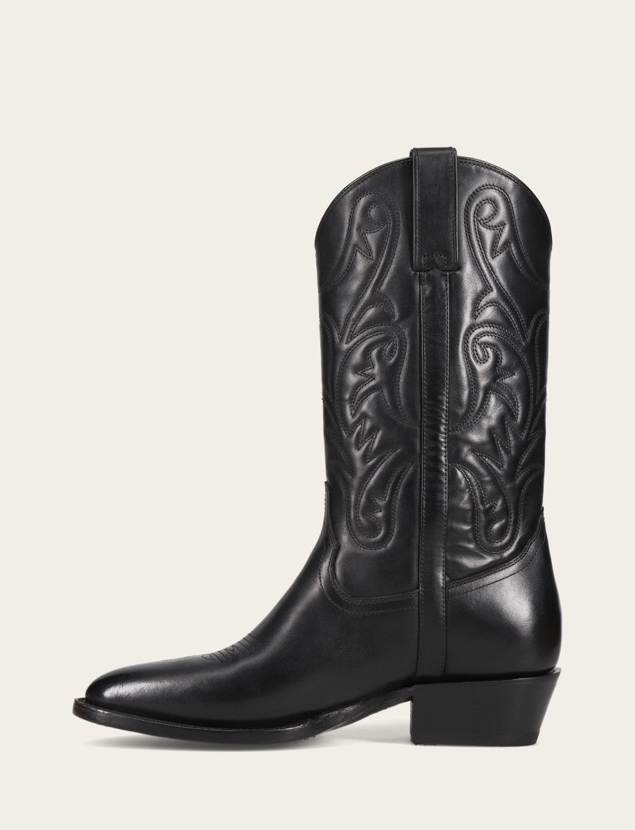 Men's Black Bruce Pull On Tall Boots Black - Frye