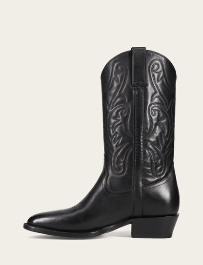 Men's Black Bruce Pull On Tall Boots Black - Frye