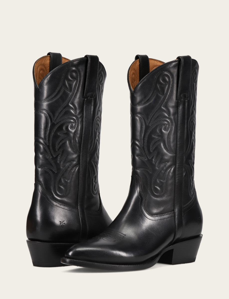 Men's Black Bruce Pull On Tall Boots Black - Frye
