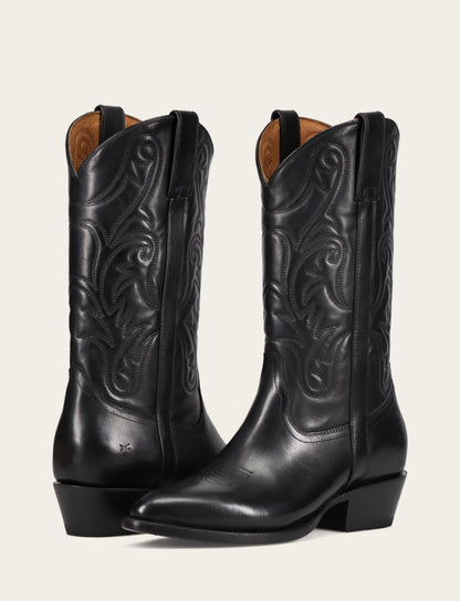 Men's Black Bruce Pull On Tall Boots Black - Frye