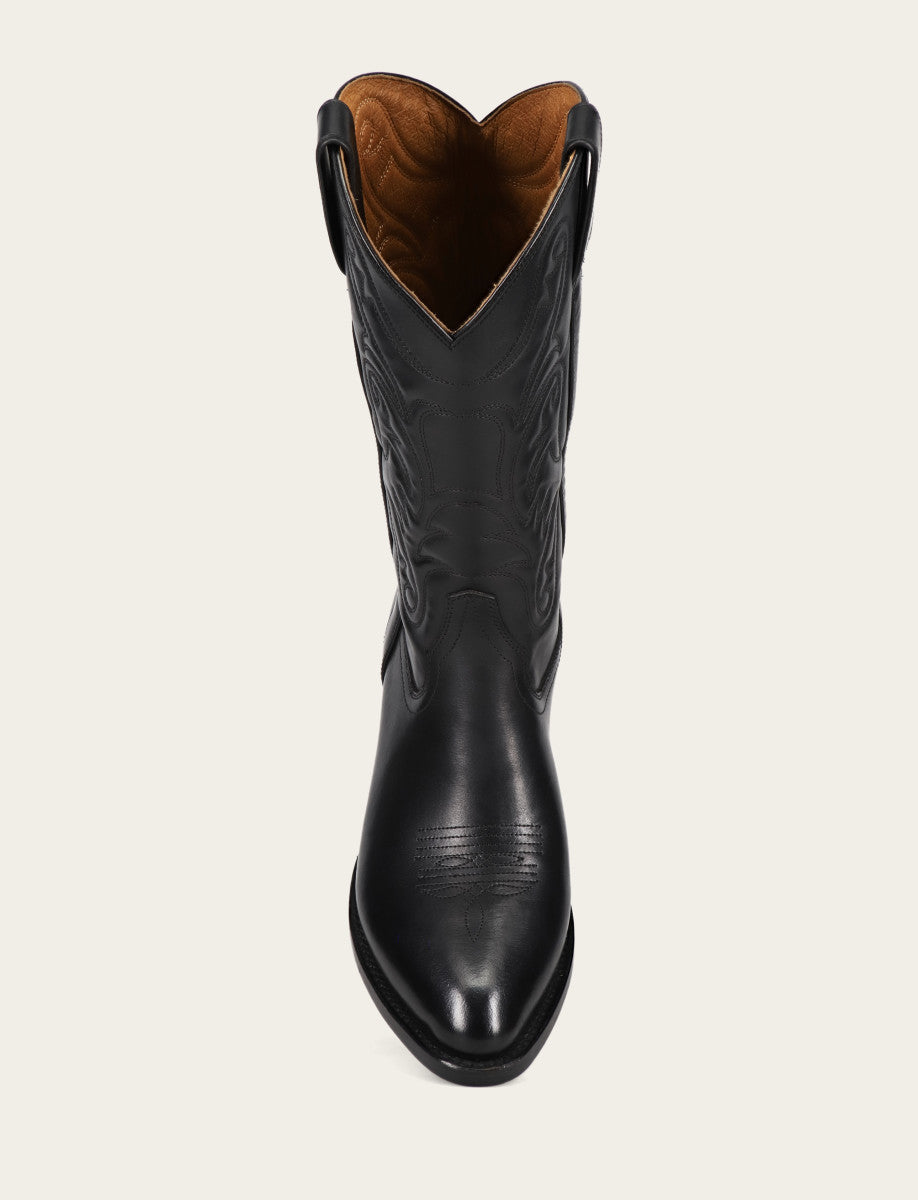 Men's Black Bruce Pull On Tall Boots Black - Frye