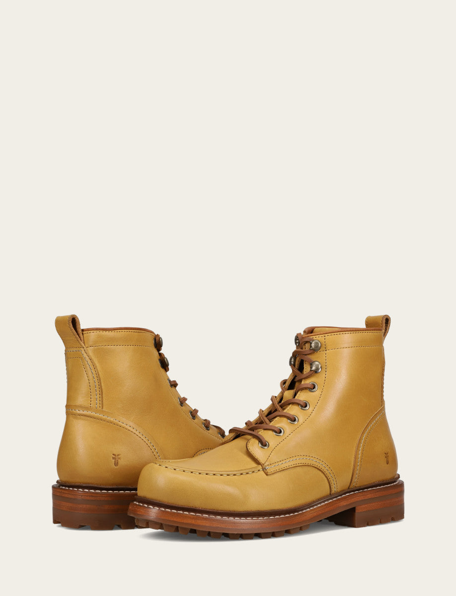 Men's Banana Hudson Workboot Lug Boot Banana - Frye
