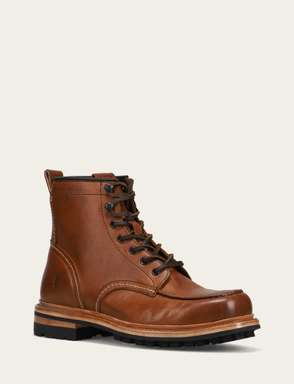 Men's Caramel Hudson Workboot Lug CARAMEL - Frye