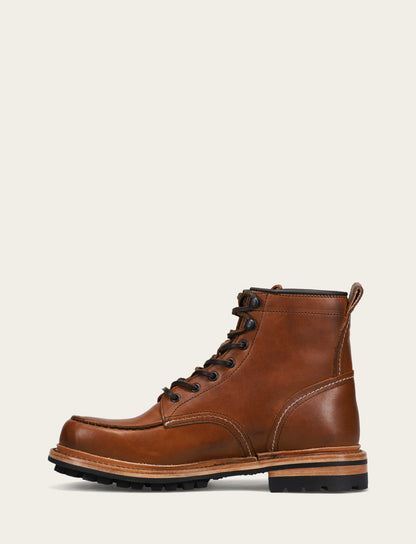 Men's Caramel Hudson Workboot Lug CARAMEL - Frye