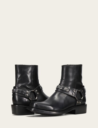 Men's Black Conway Chain Harness Boot Black - Frye