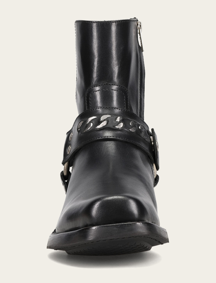 Men's Black Conway Chain Harness Boot Black - Frye
