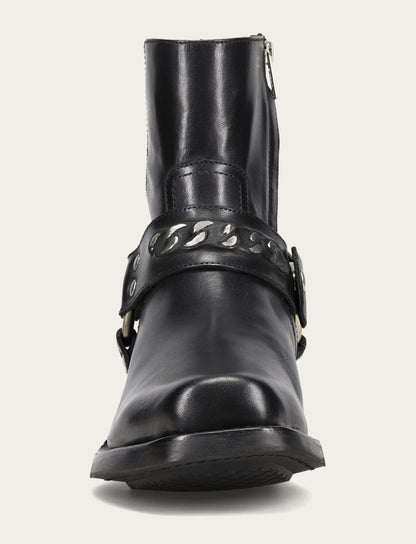 Men's Black Conway Chain Harness Boot Black - Frye