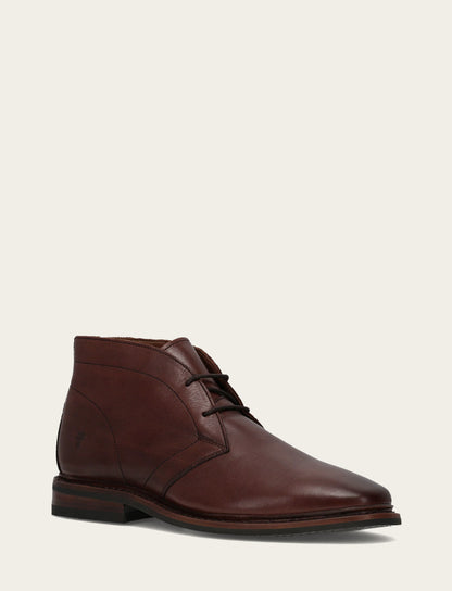 Men’s Brown Oiled Leather Paul Chukka Boots Brown - Frye