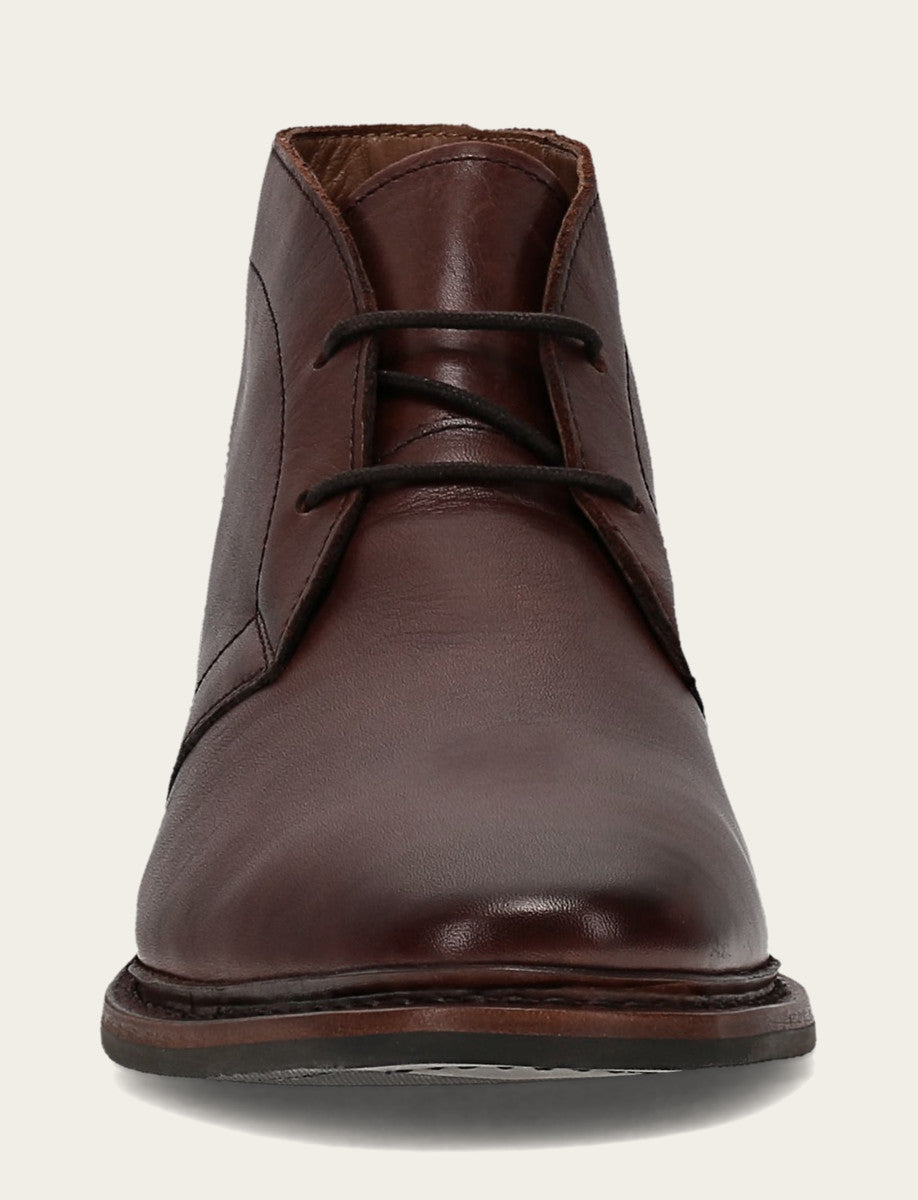 Men’s Brown Oiled Leather Paul Chukka Boots Brown - Frye