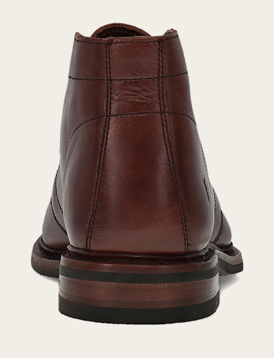 Men’s Brown Oiled Leather Paul Chukka Boots Brown - Frye
