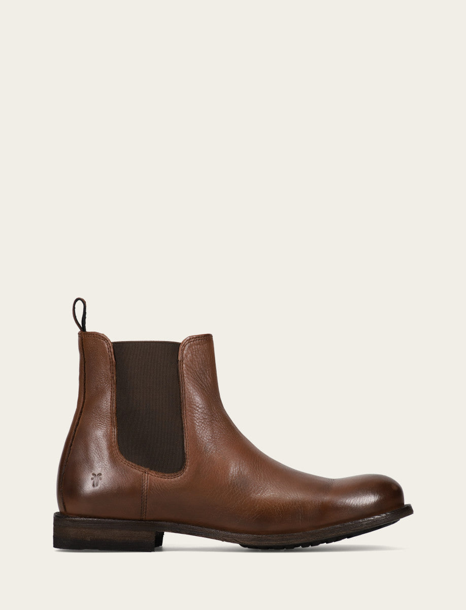 Men's Cognac Tyler Flex Chelsea Boots Cognac - Frye