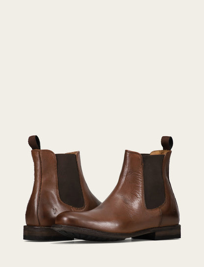 Men's Cognac Tyler Flex Chelsea Boots Cognac - Frye