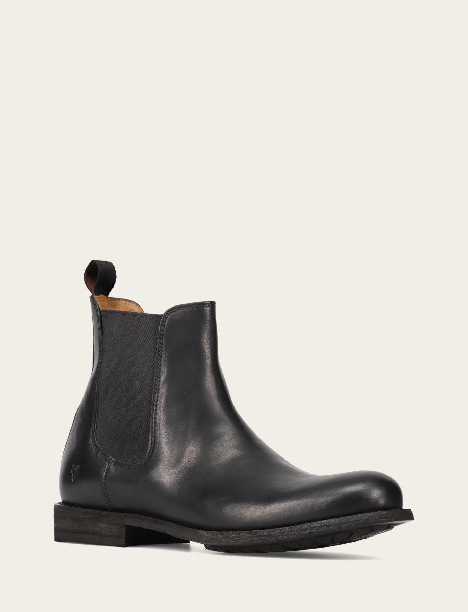 Men's Black Tyler Flex Chelsea Boots Black - Frye