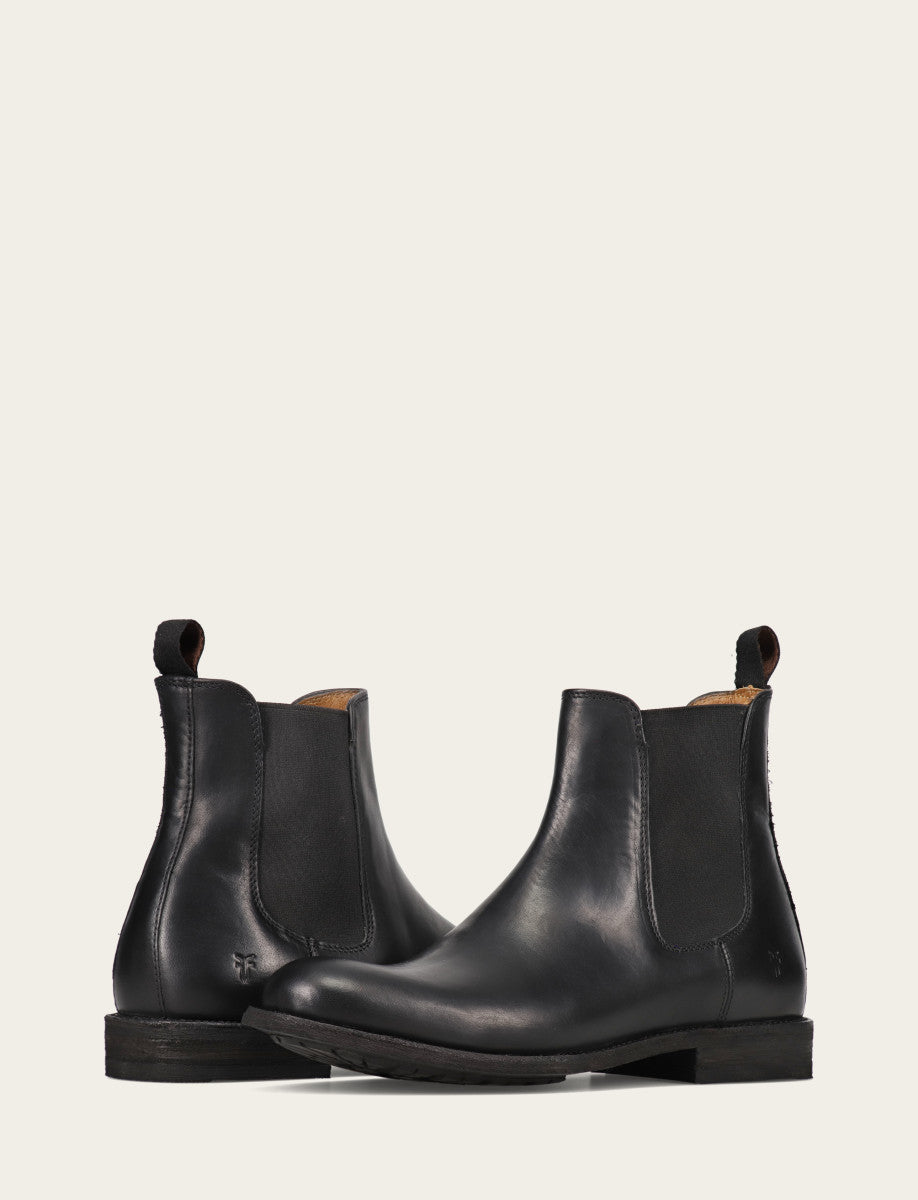 Men's Black Tyler Flex Chelsea Boots Black - Frye