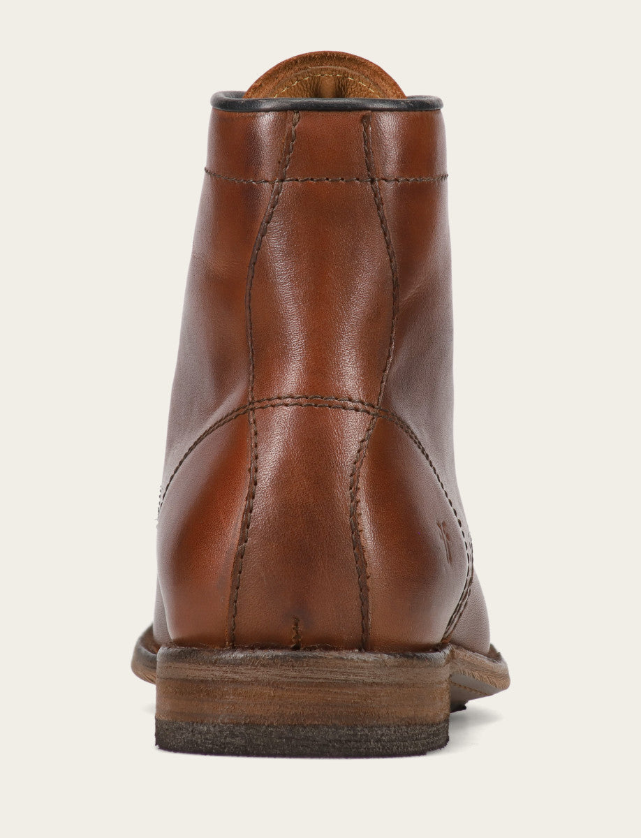 Men's Cognac Tyler Flex Lace Up Boots Cognac - Frye