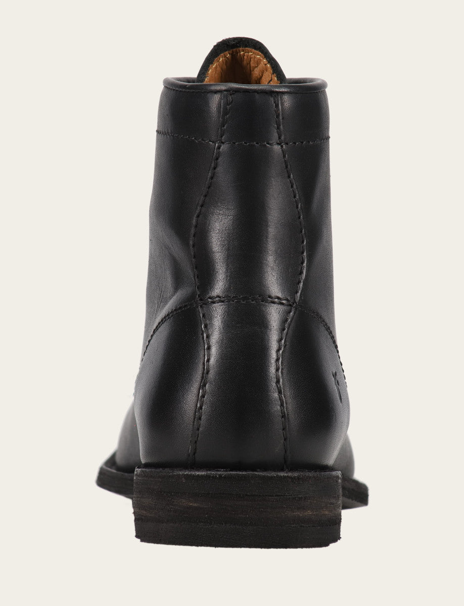 Men's Black Tyler Flex Lace Up Boots Black - Frye
