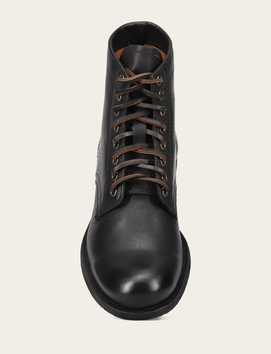 Men's Black Tyler Flex Lace Up Boots Black - Frye