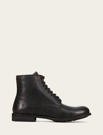 Men's Antiqued Black Tyler Flex Lace Up Boots Antiqued Black - Frye