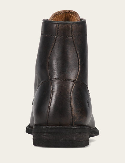 Men's Antiqued Black Tyler Flex Lace Up Boots Antiqued Black - Frye
