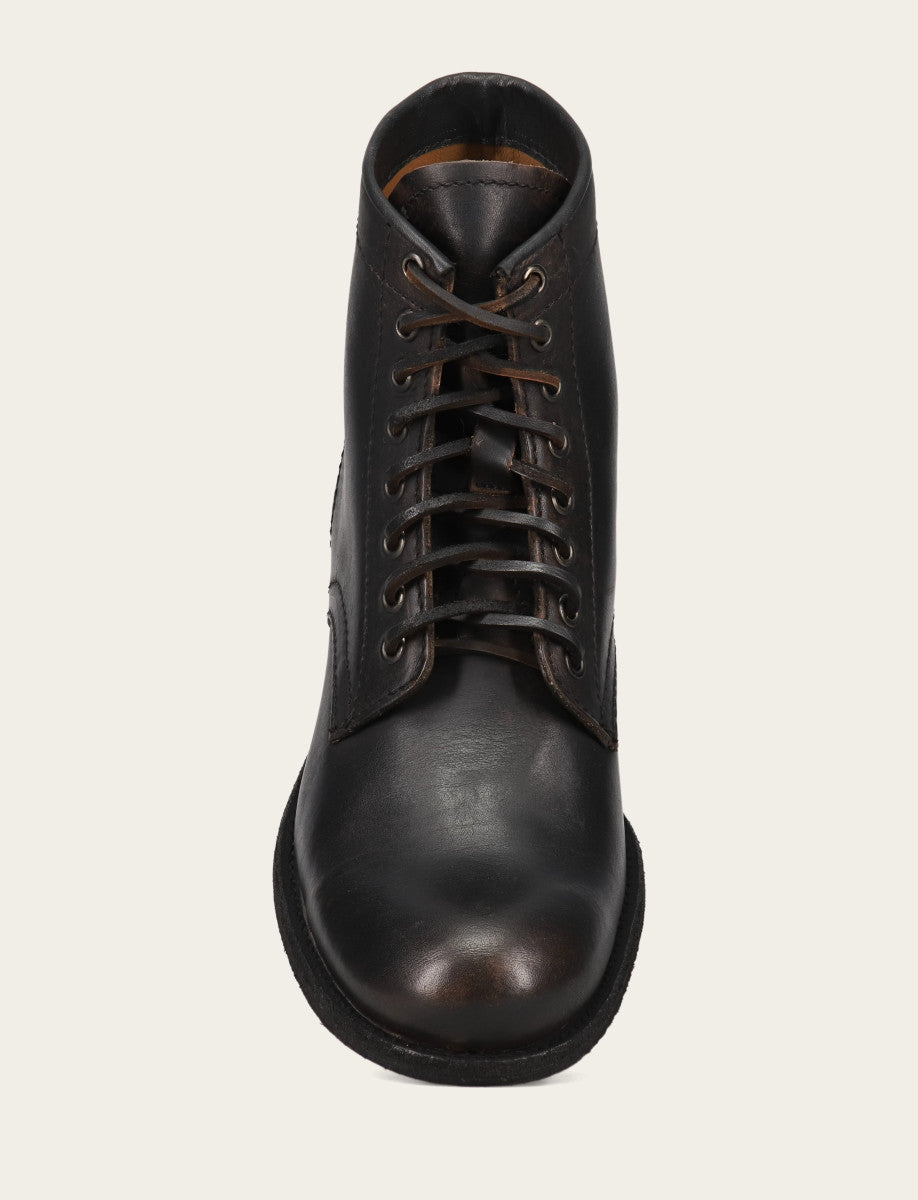 Men's Antiqued Black Tyler Flex Lace Up Boots Antiqued Black - Frye