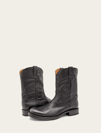 Men's Black Duke Roper Boots Black - Frye