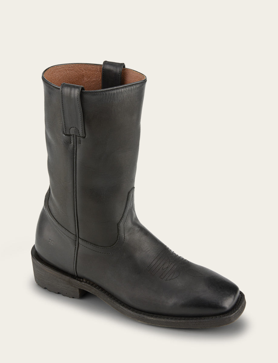 Men's Black Nash Roper Western Boots BLACK - Frye