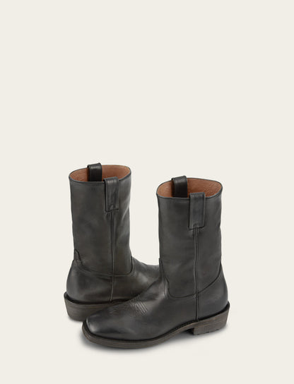 Men's Black Nash Roper Western Boots BLACK - Frye