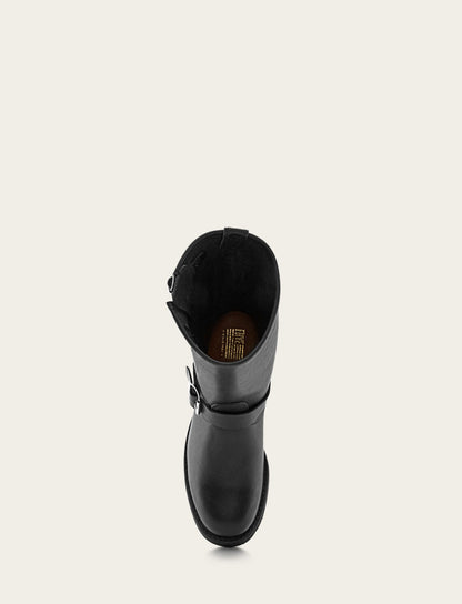 Men's Black Engineer 12R Mens Moto Black - Frye