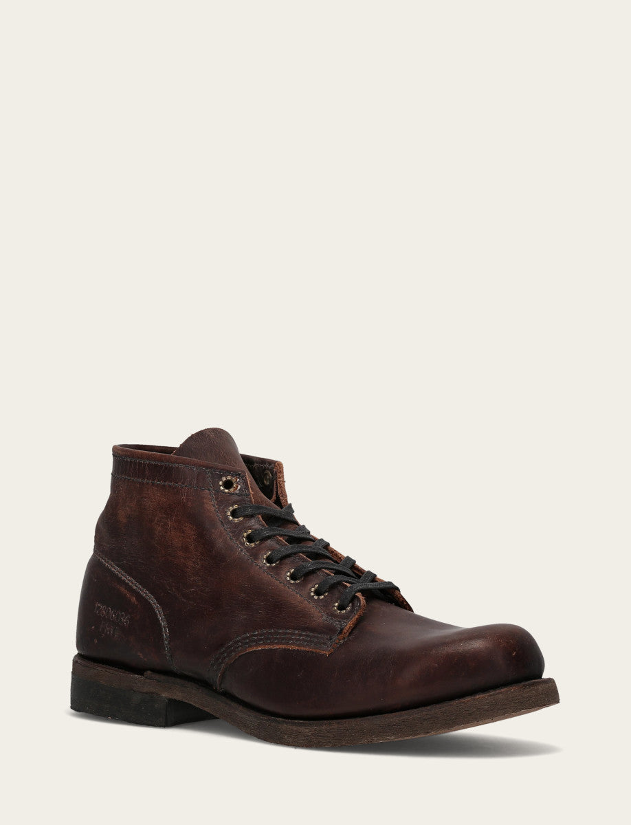 Men's Dark Brown Prison Boots Dark Brown - Frye