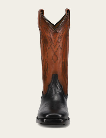 Men's Black Nash Deco Stitch Pull On Boots Black - Frye