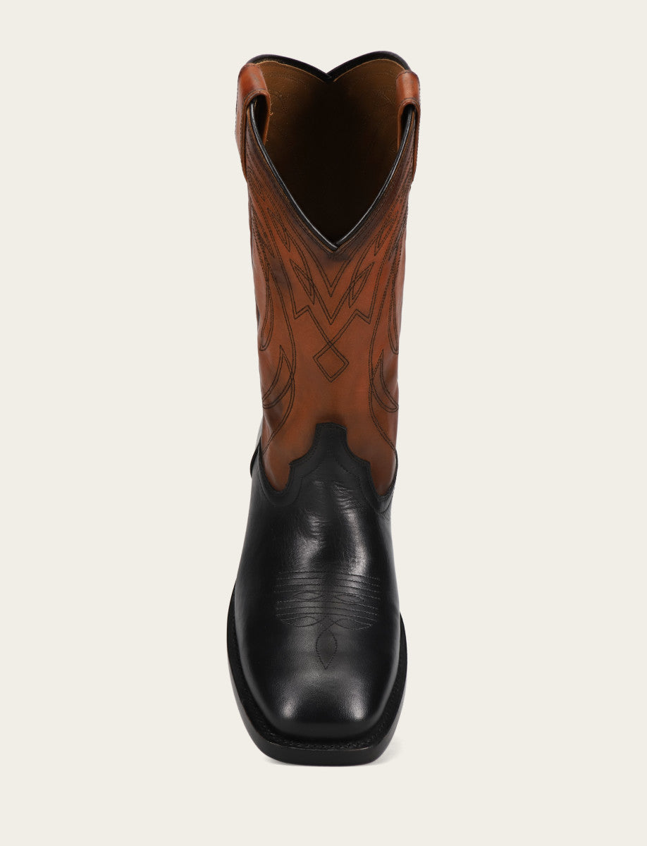 Men's Black Nash Deco Stitch Pull On Boots Black - Frye