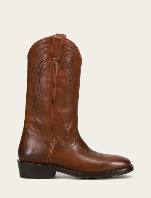 Men's Caramel Nash Deco Stitch Pull On Boots Caramel - Frye