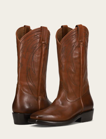 Men's Caramel Nash Deco Stitch Pull On Boots Caramel - Frye