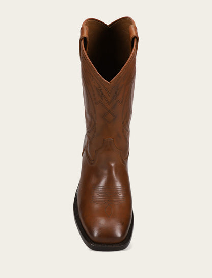 Men's Caramel Nash Deco Stitch Pull On Boots Caramel - Frye