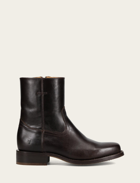 Men's Bourbon Campus Inside Zip Boot Bourbon - Frye