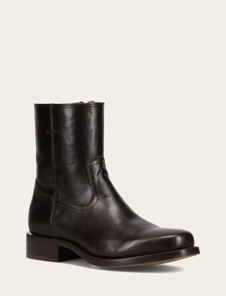 Men's Bourbon Campus Inside Zip Boot Bourbon - Frye