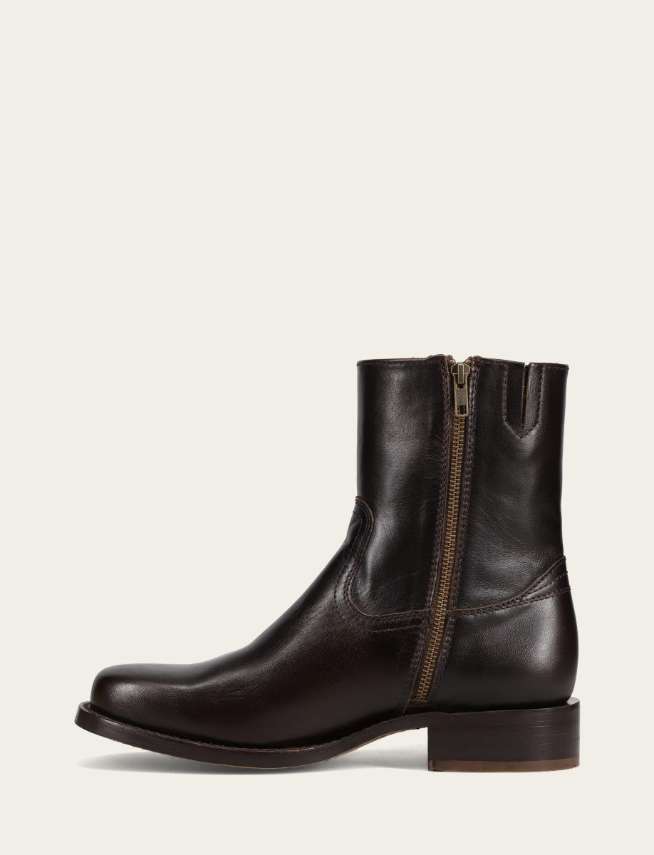 Men's Bourbon Campus Inside Zip Boot Bourbon - Frye