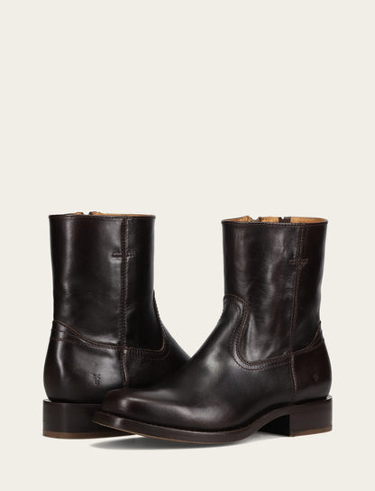 Men's Bourbon Campus Inside Zip Boot Bourbon - Frye