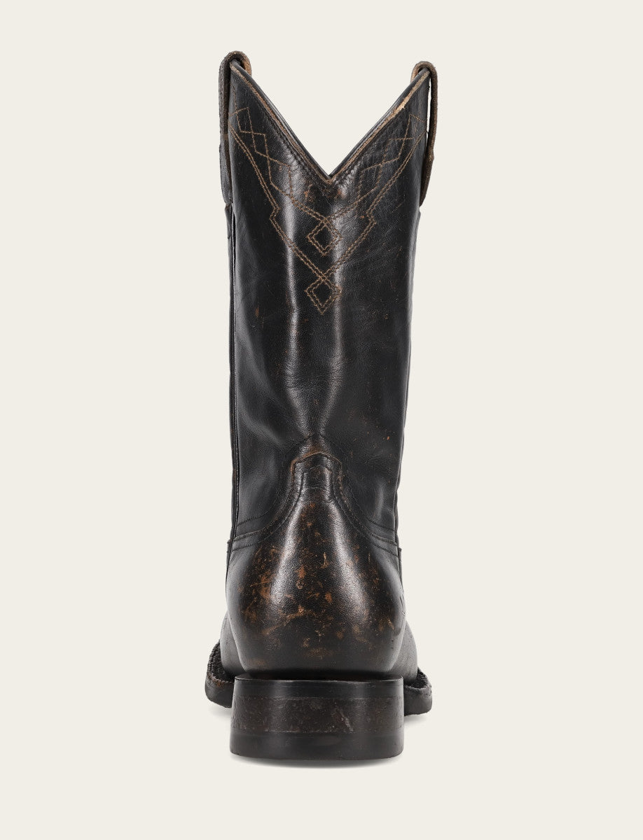 Men's Black Hauser Logo Stitch Boots Black - Frye