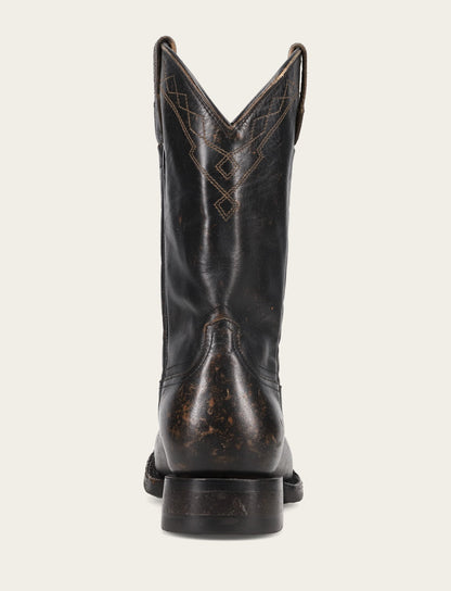 Men's Black Hauser Logo Stitch Boots Black - Frye