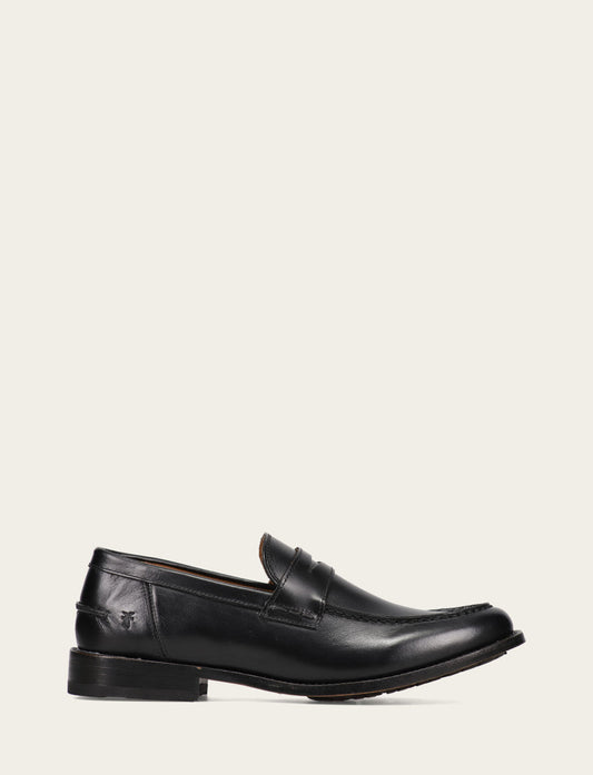 Men's Black Tyler Flex Penny Loafers Black - Frye