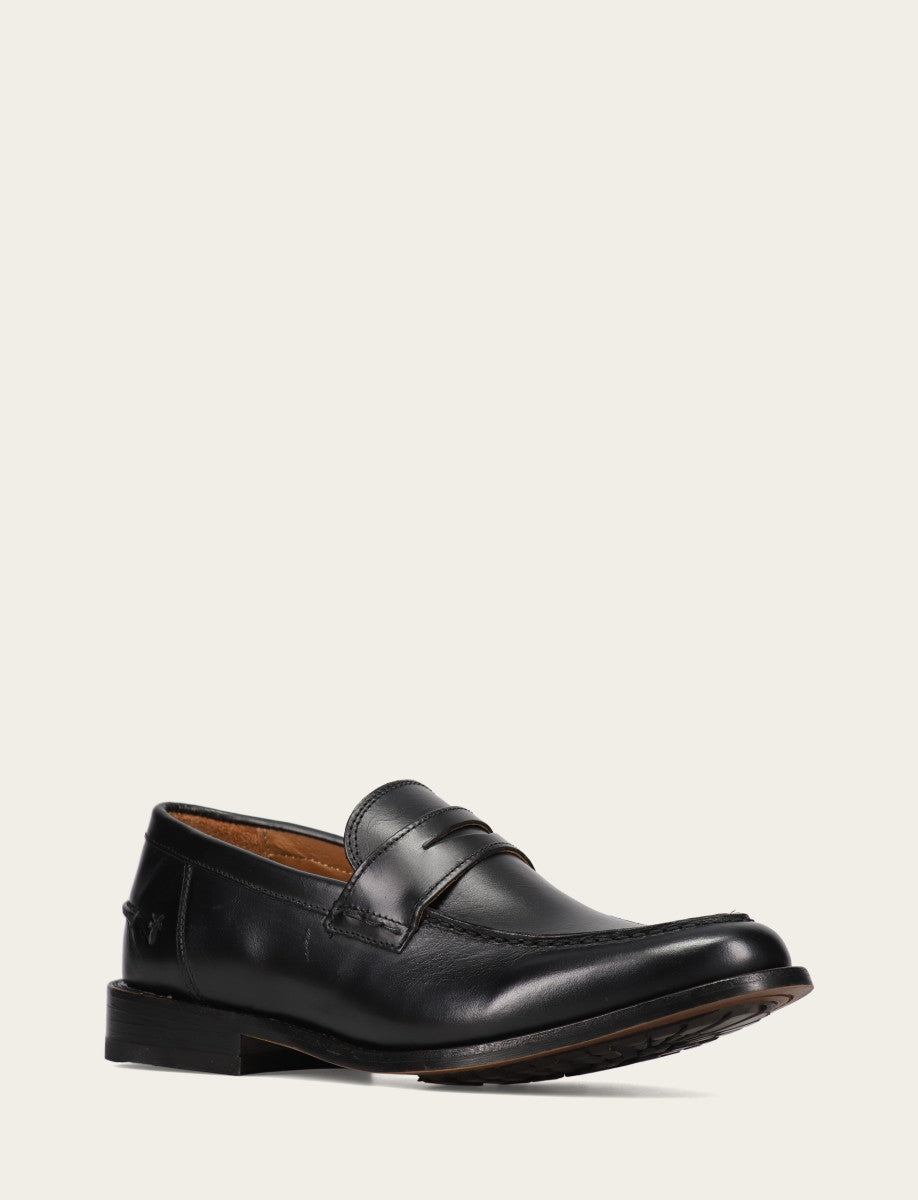 Men's Black Tyler Flex Penny Loafers Black - Frye