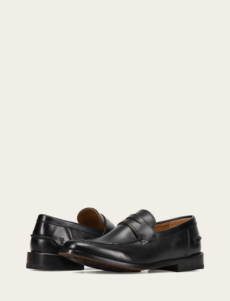 Men's Black Tyler Flex Penny Loafers Black - Frye