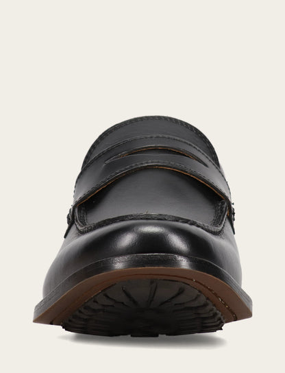 Men's Black Tyler Flex Penny Loafers Black - Frye