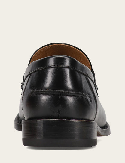 Men's Black Tyler Flex Penny Loafers Black - Frye