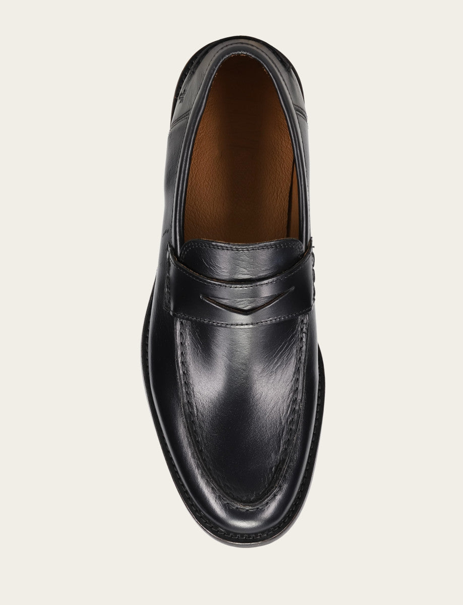 Men's Black Tyler Flex Penny Loafers Black - Frye