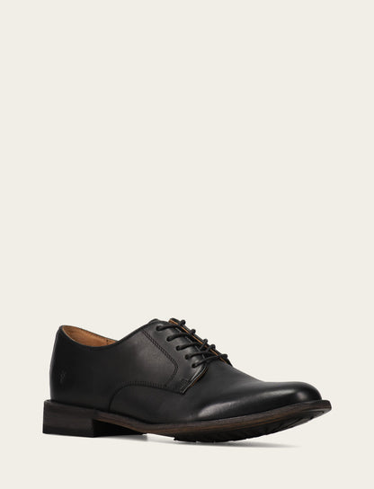 Men's Black Tyler Flex Oxford Dress Shoes Black - Frye