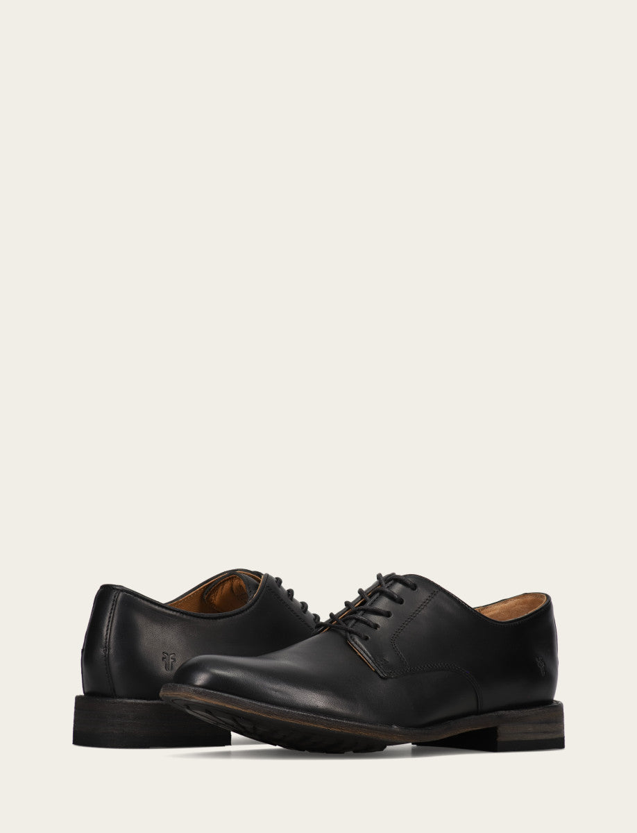 Men's Black Tyler Flex Oxford Dress Shoes Black - Frye